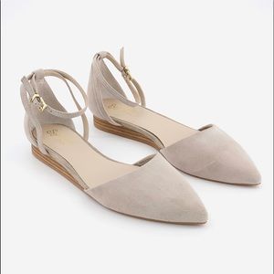 Seychelles Plateau Suede Dorsay Flat Sandals Taupe